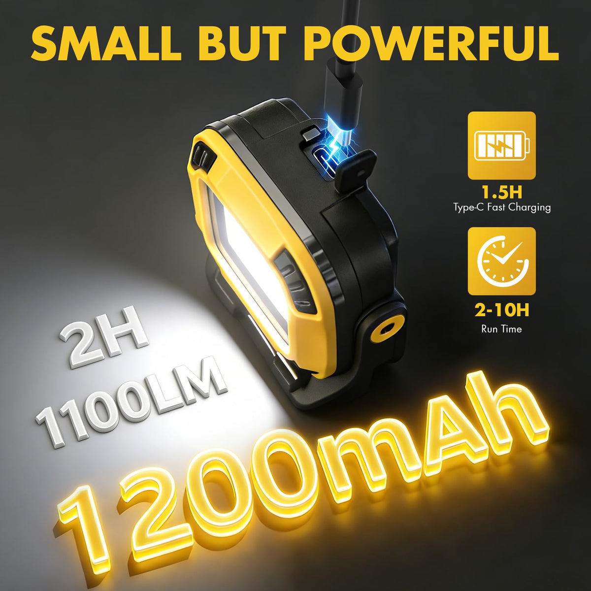 Rechargeable Magnetic Work Light V66649
