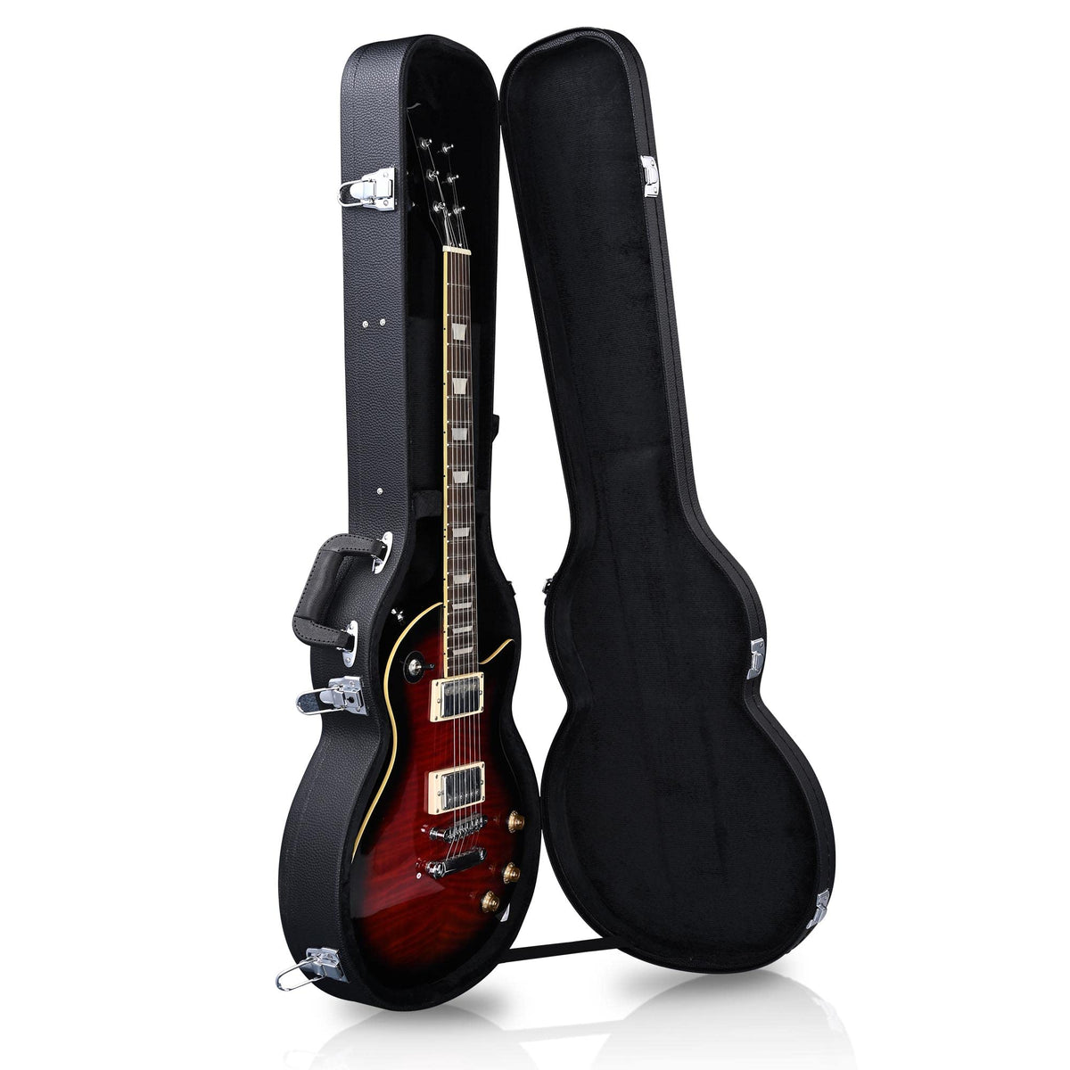 Electric Guitar Case Wooden Hard Shell Case With Lock I946936