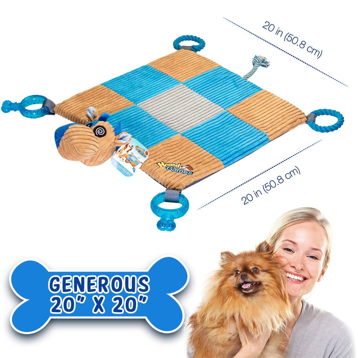Puppy Play Mat with Teething Toys V766