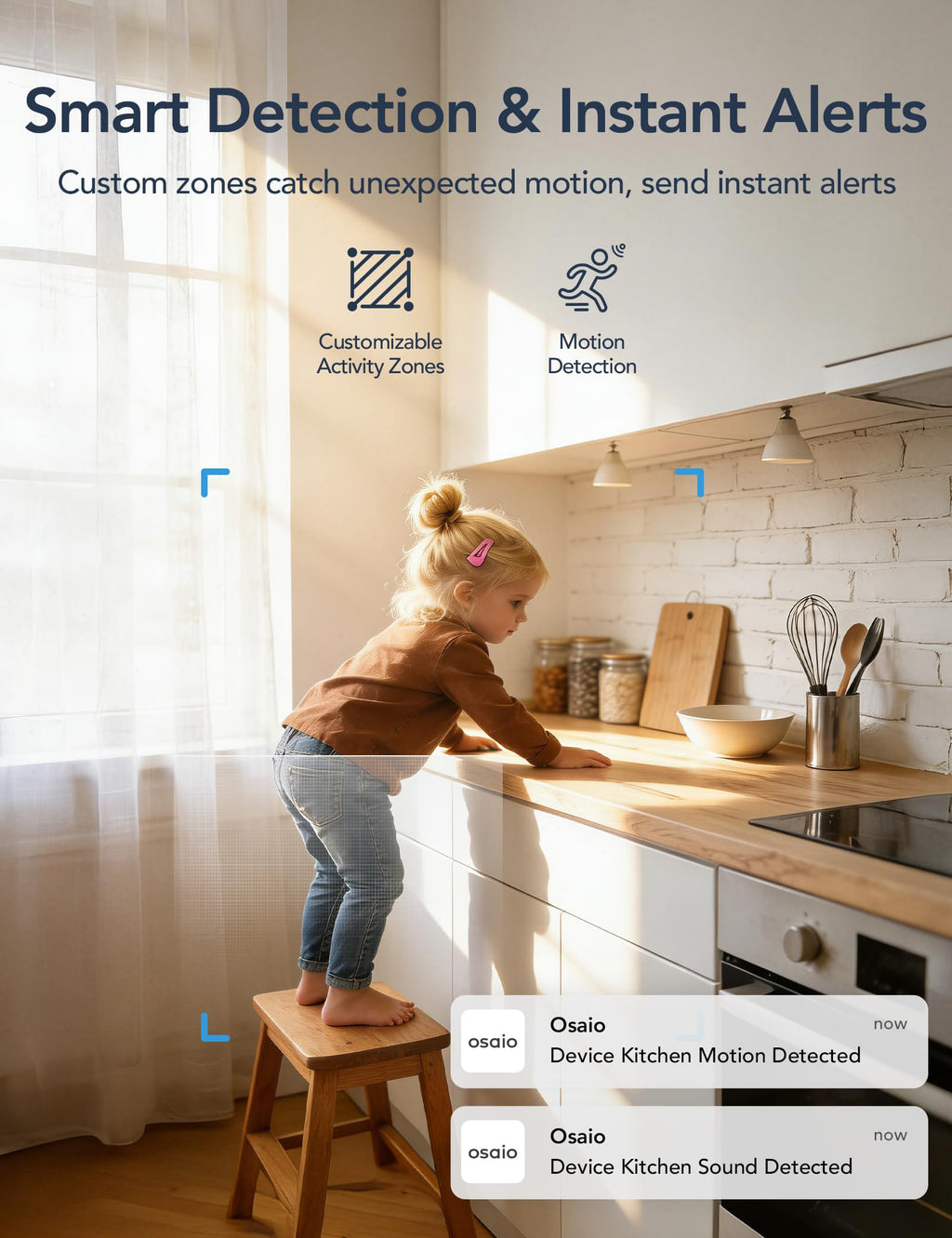 5Ghz WiFi Indoor Camera with 360°PTZ, 4 Pack E901442