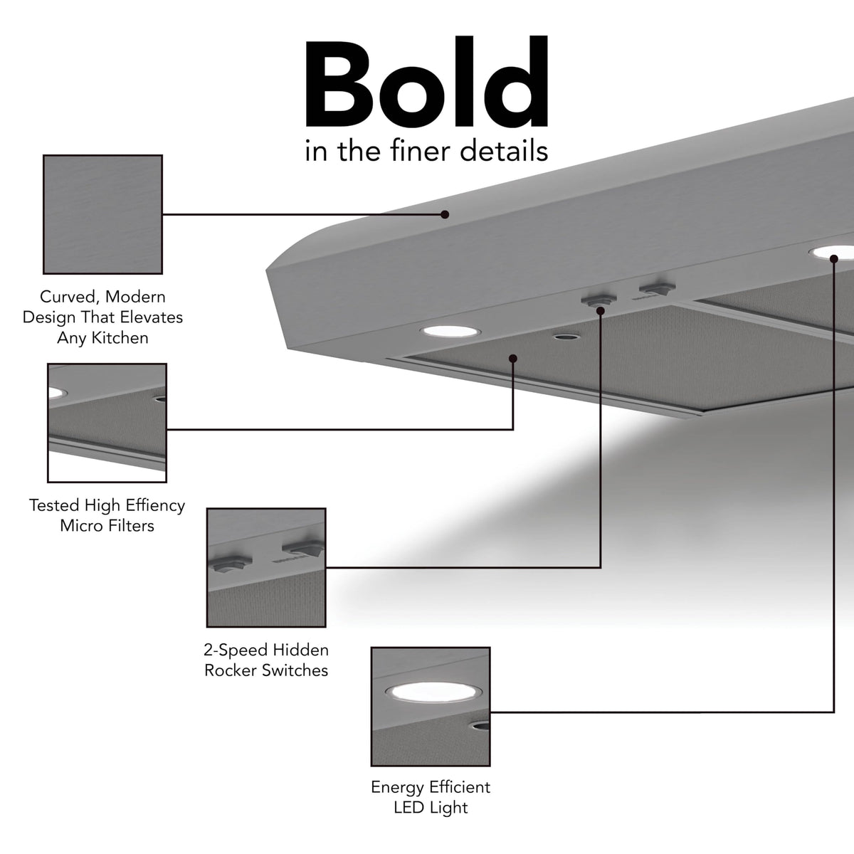 30-Inch Stainless Steel Under Cabinet Range Hood Z244843