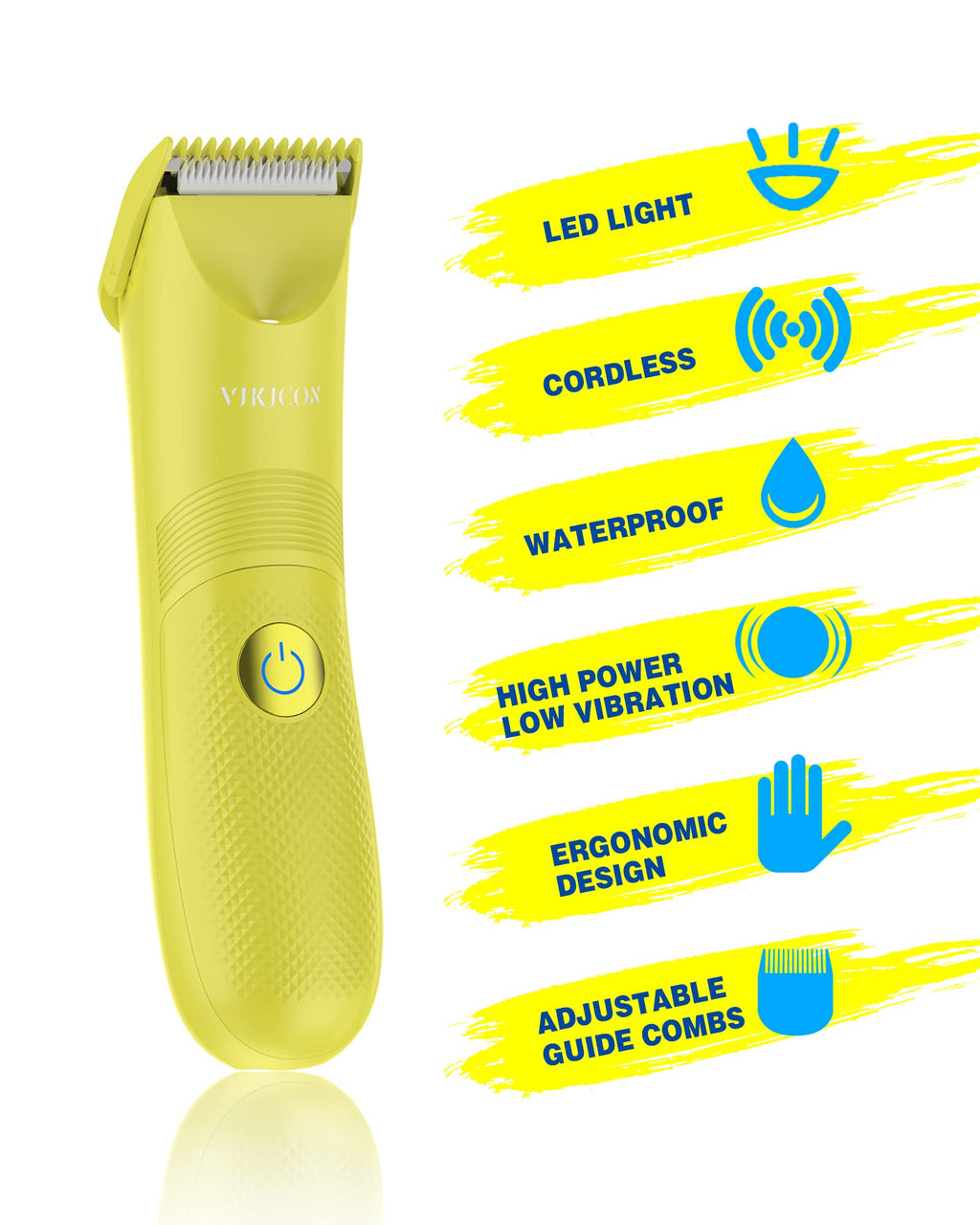 Cordless Electric Hair Trimmer with Adjustable Guards N19958