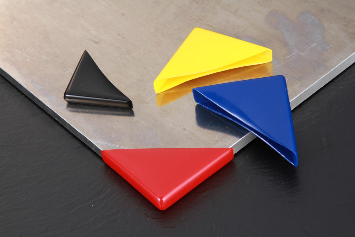 Yellow Vinyl Plastic Corner Cap, Pack of 30 E357