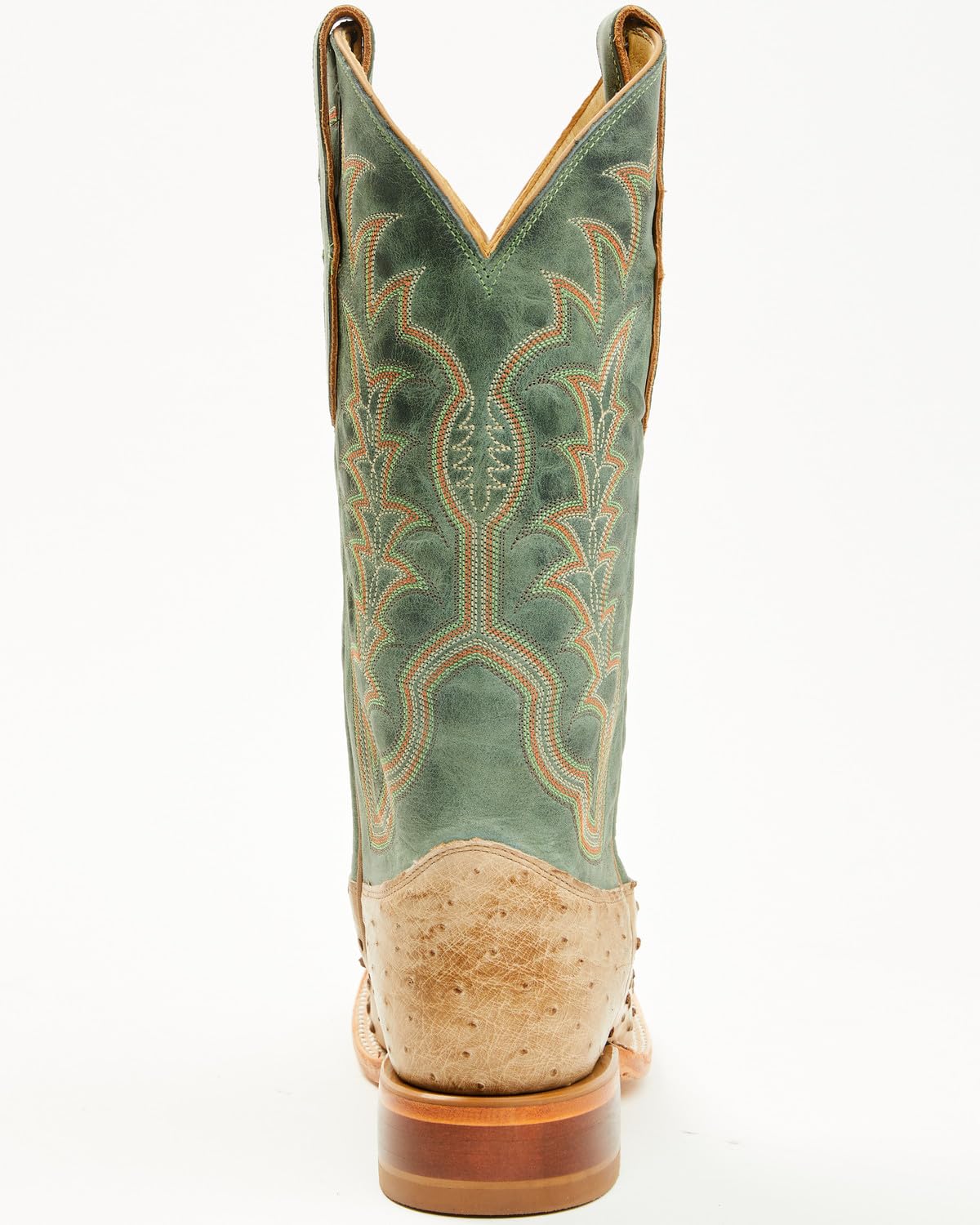 Men's Ostrich Western Boot Broad Square Toe N498574