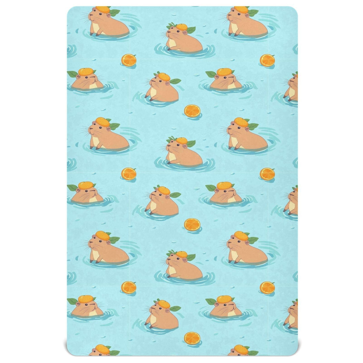 Soft Breathable Microfiber Crib Sheet, Fits Standard Size 28in x 52in K3655