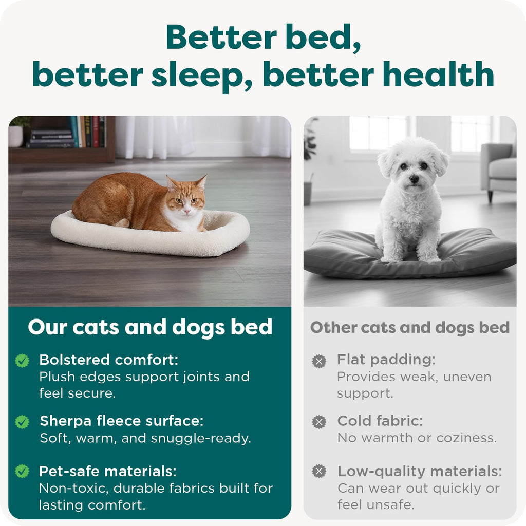 Extra Small Sherpa Fleece Dog Bed H84491