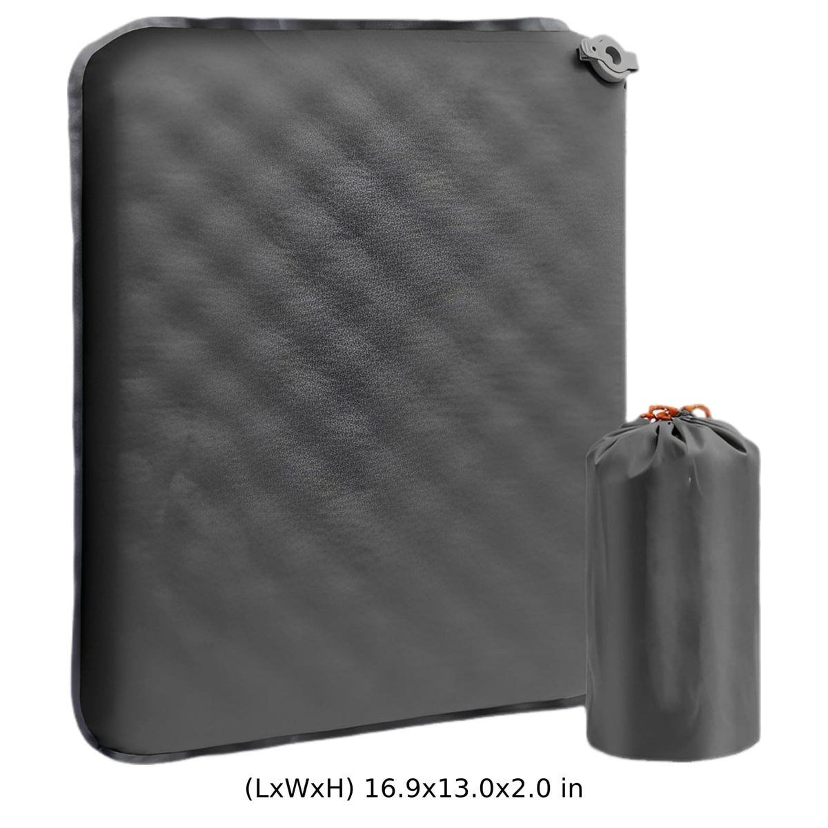 2 Pcs Inflatable Seat Cushion Lightweight Nylon TPU P6140