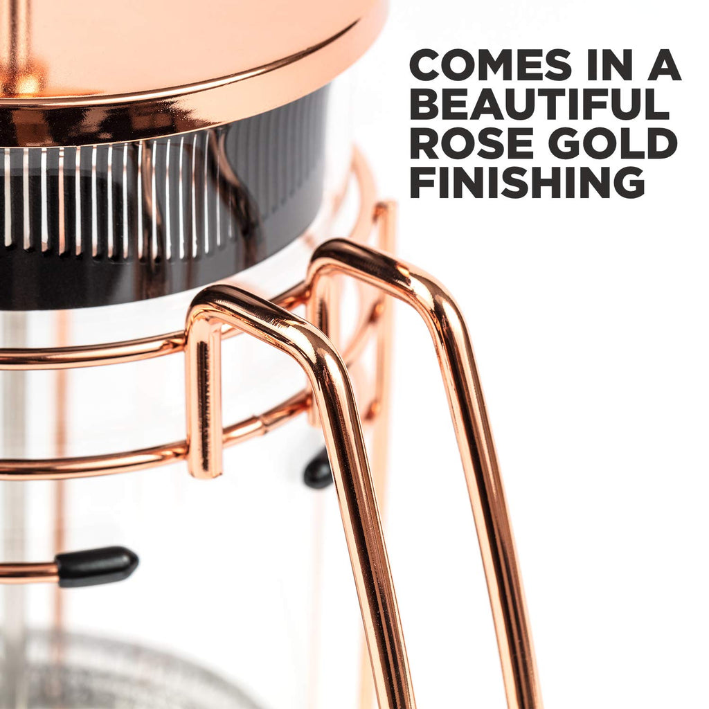1000ml Rose Gold French Press Coffee Maker R248