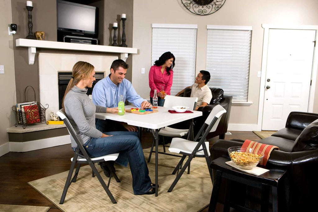 37-Inch Square Fold-in-Half Table X10881