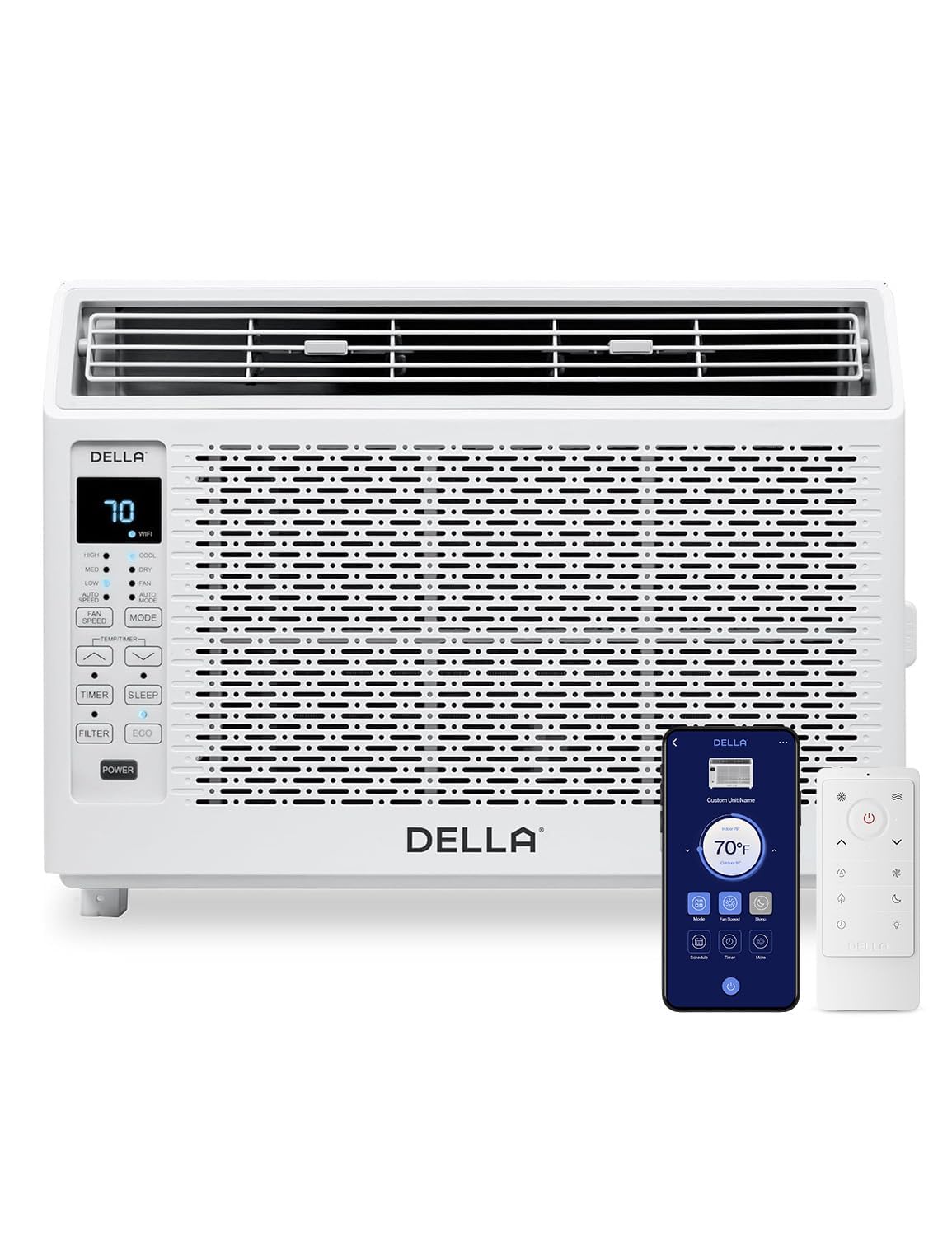 6000 BTU Window Air Conditioner with Dehumidifier and Fan U515340