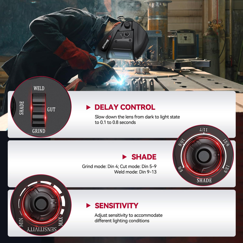 Auto Darkening Welding Helmet G827