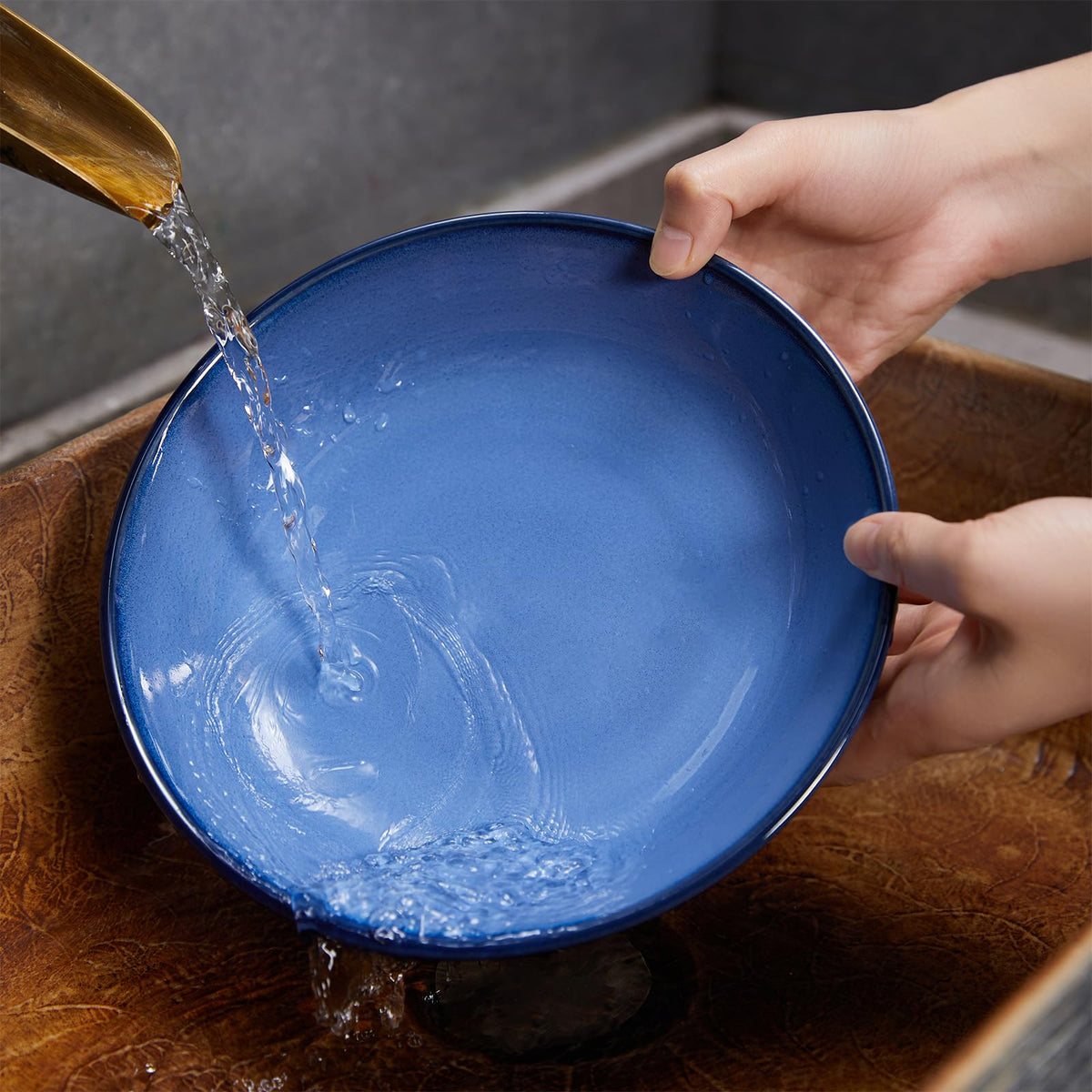 8.75'' Ceramic Pasta Bowls Set of 4 V1397