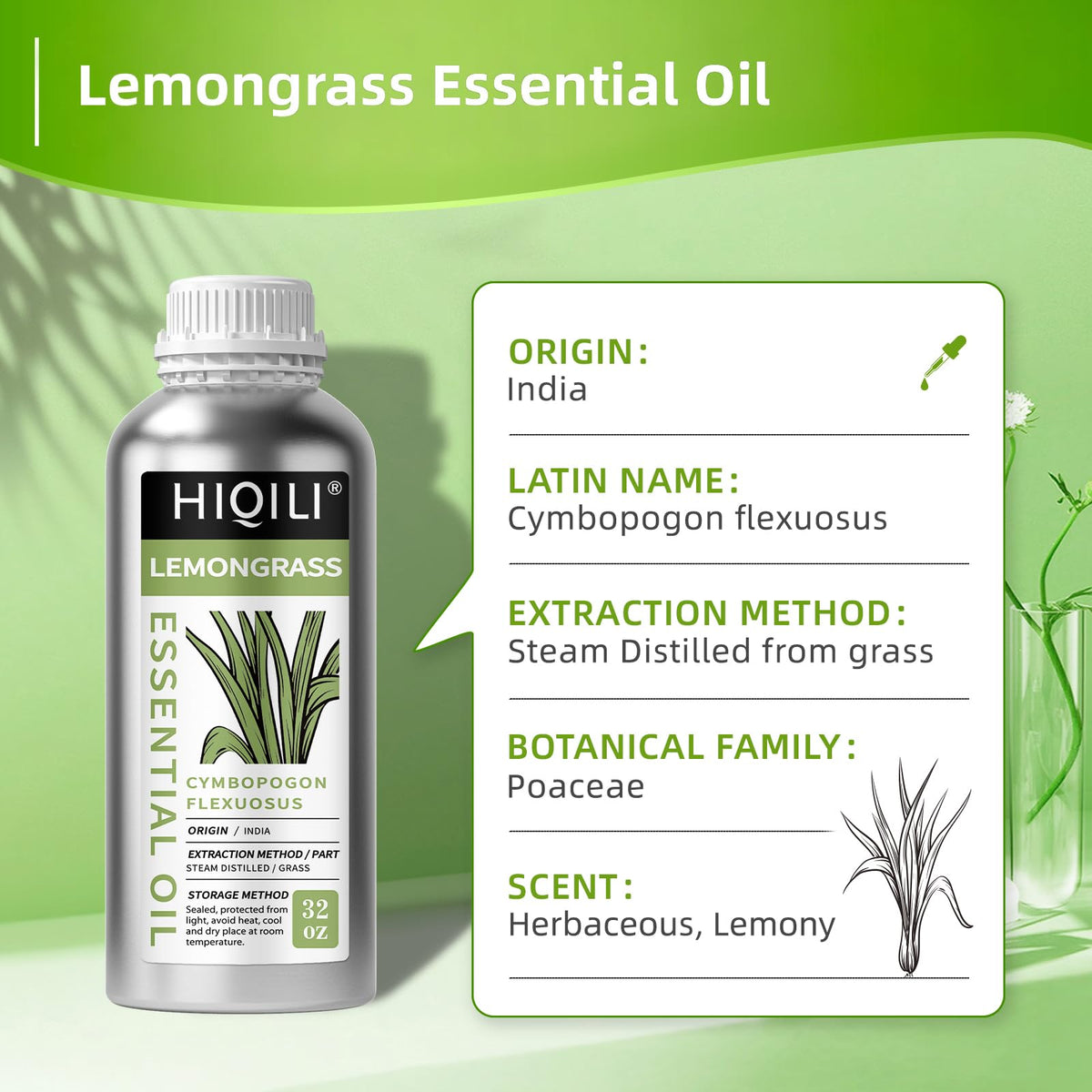 Lemongrass Essential Oil S20340