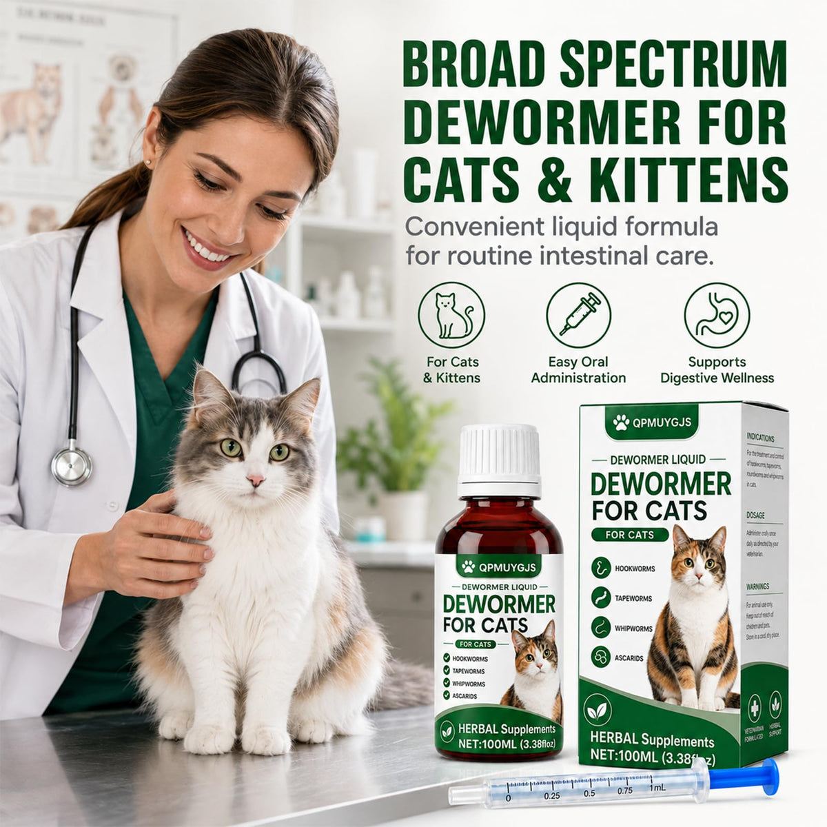 Cat Dewormer 100ml W83770