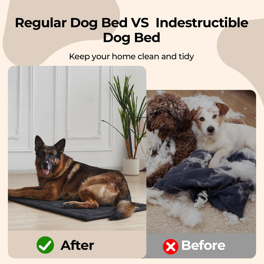 Chew Proof Dog Crate Pad Large 28"x41" F738