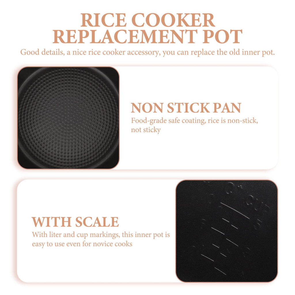 2L Nonstick Aluminum Alloy Rice Cooker Inner Pot I899