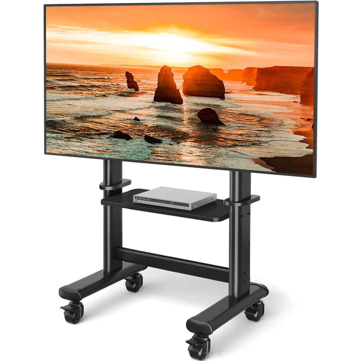 Mobile TV Cart Rolling TV Stand with Wheels for 55-120" TVs V25828