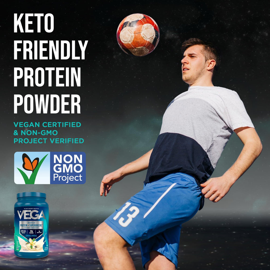Creamy Vanilla Vegan Protein Powder 26.9 oz G190909