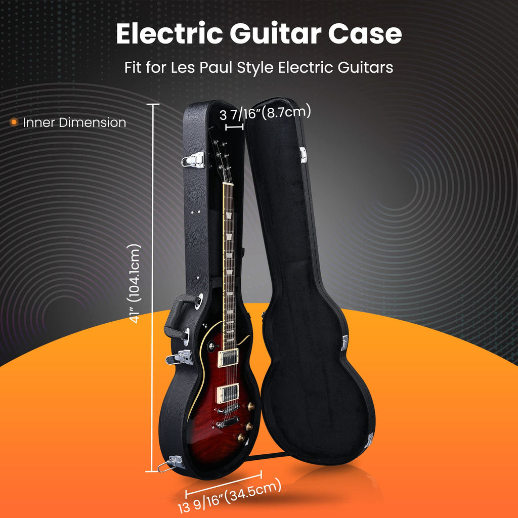 Electric Guitar Case Wooden Hard Shell Case With Lock I946936