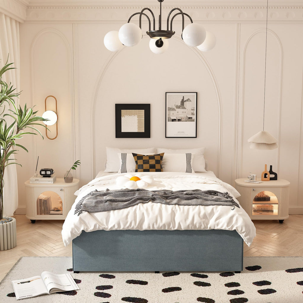 Queen Size 18 Inch Metal Bed Frame O92895