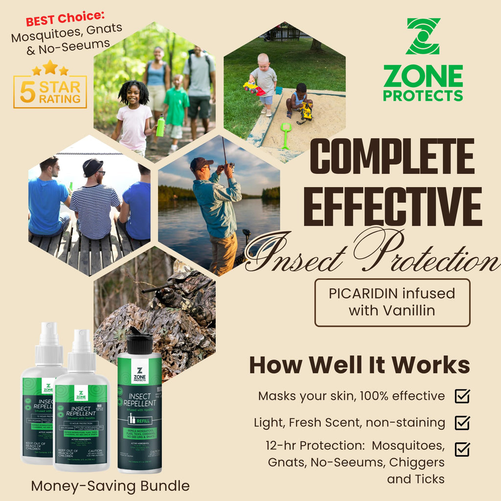 Picaridin Insect Repellent 2-Pack + Refill V640798