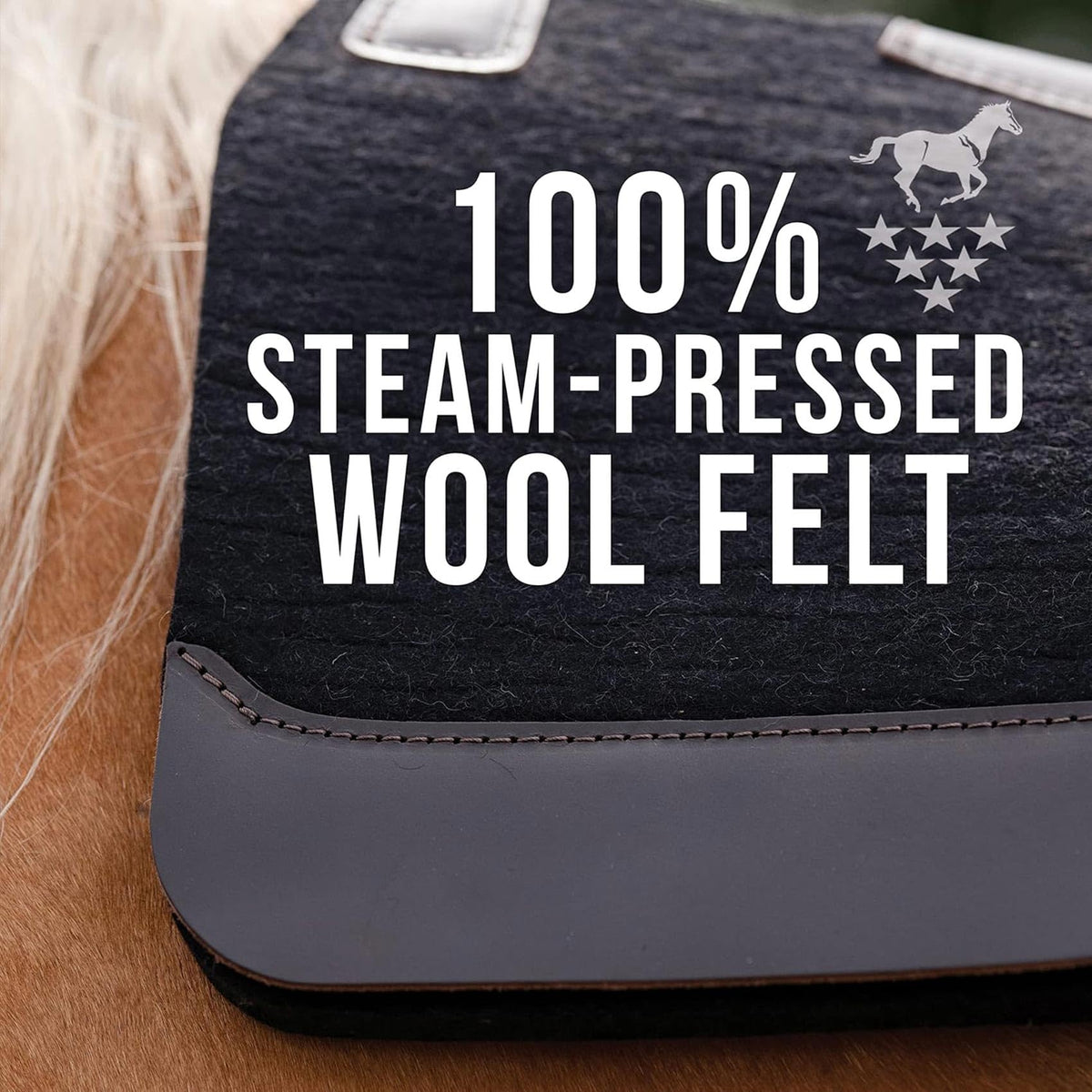 100% Wool Felt Western Saddle Pad F8816