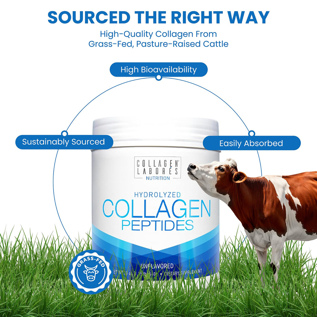 Hydrolyzed Collagen Peptides 20 oz Unflavored Powder P22284