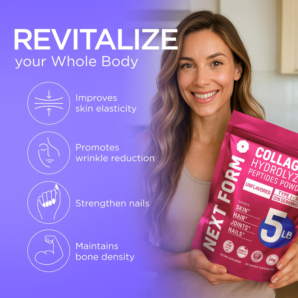 Hydrolyzed Collagen Peptides Powder 5Lb Q680