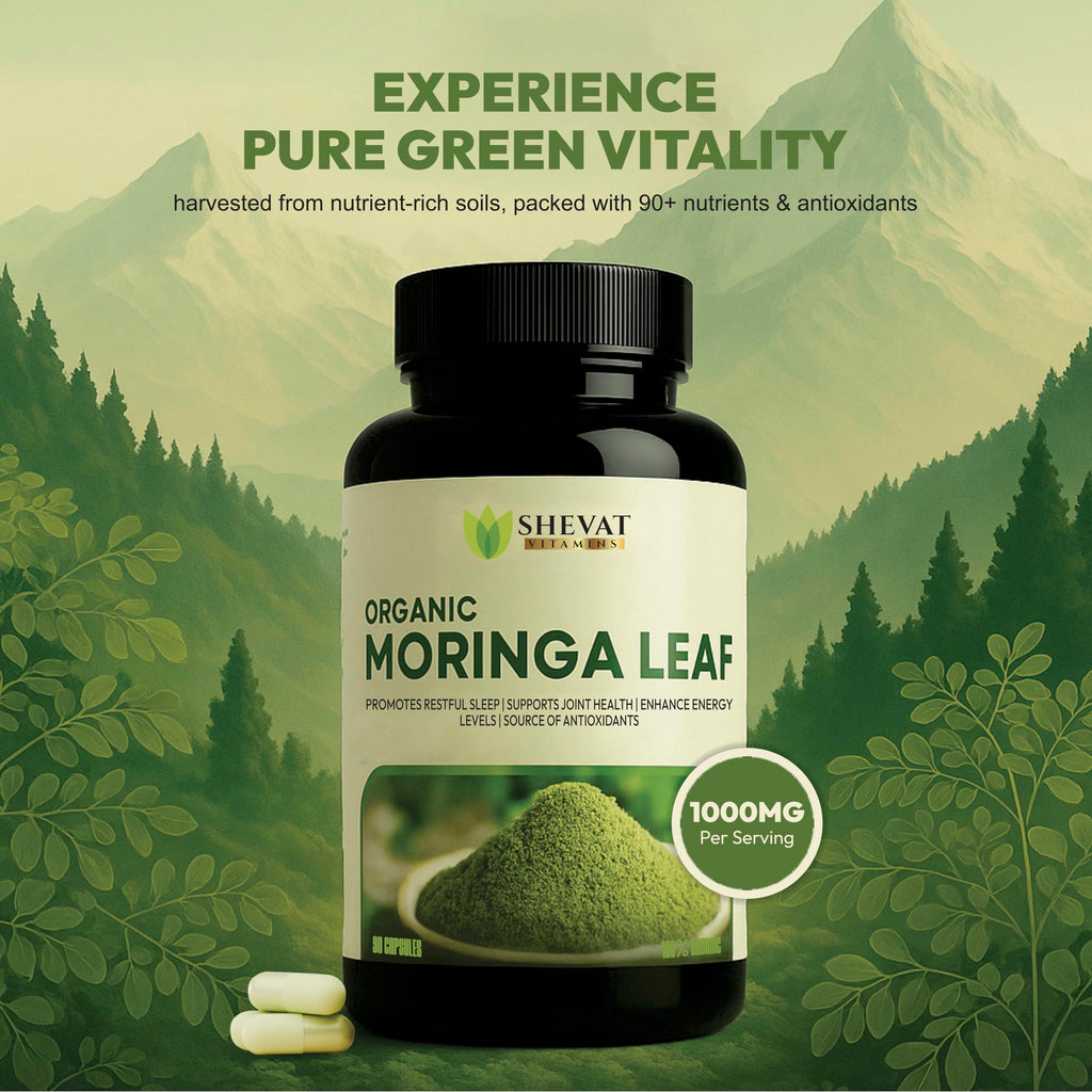 Organic Moringa Leaf Capsules 1000mg 90 Capsules N463962