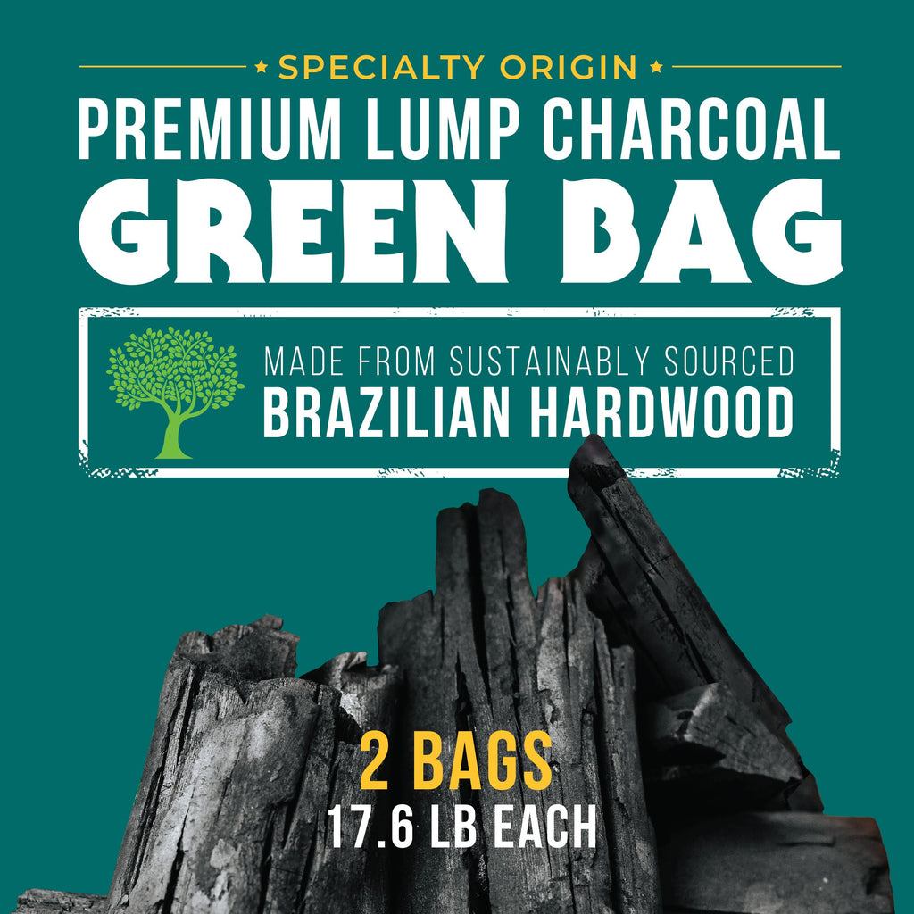 17.6 Pound Bag 2-Pack Hardwood Lump Charcoal V4954
