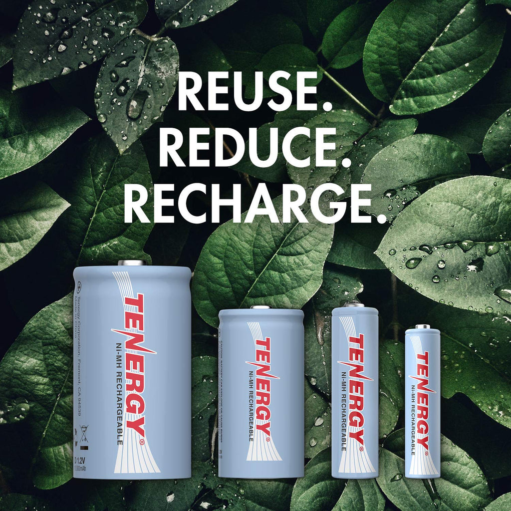 1.2V Rechargeable NiMH AA AAA C and D Battery Combo S366