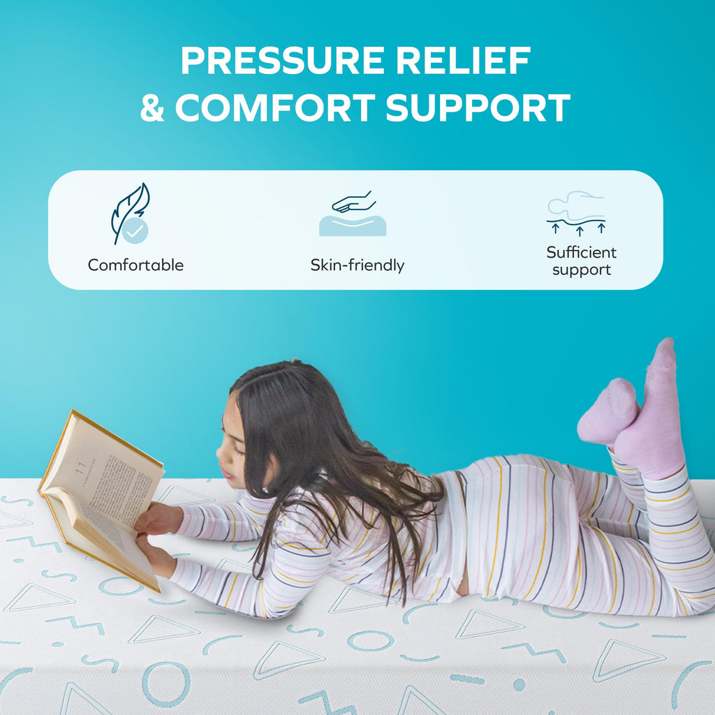 5 Inch Twin Size Memory Foam Mattress B558944