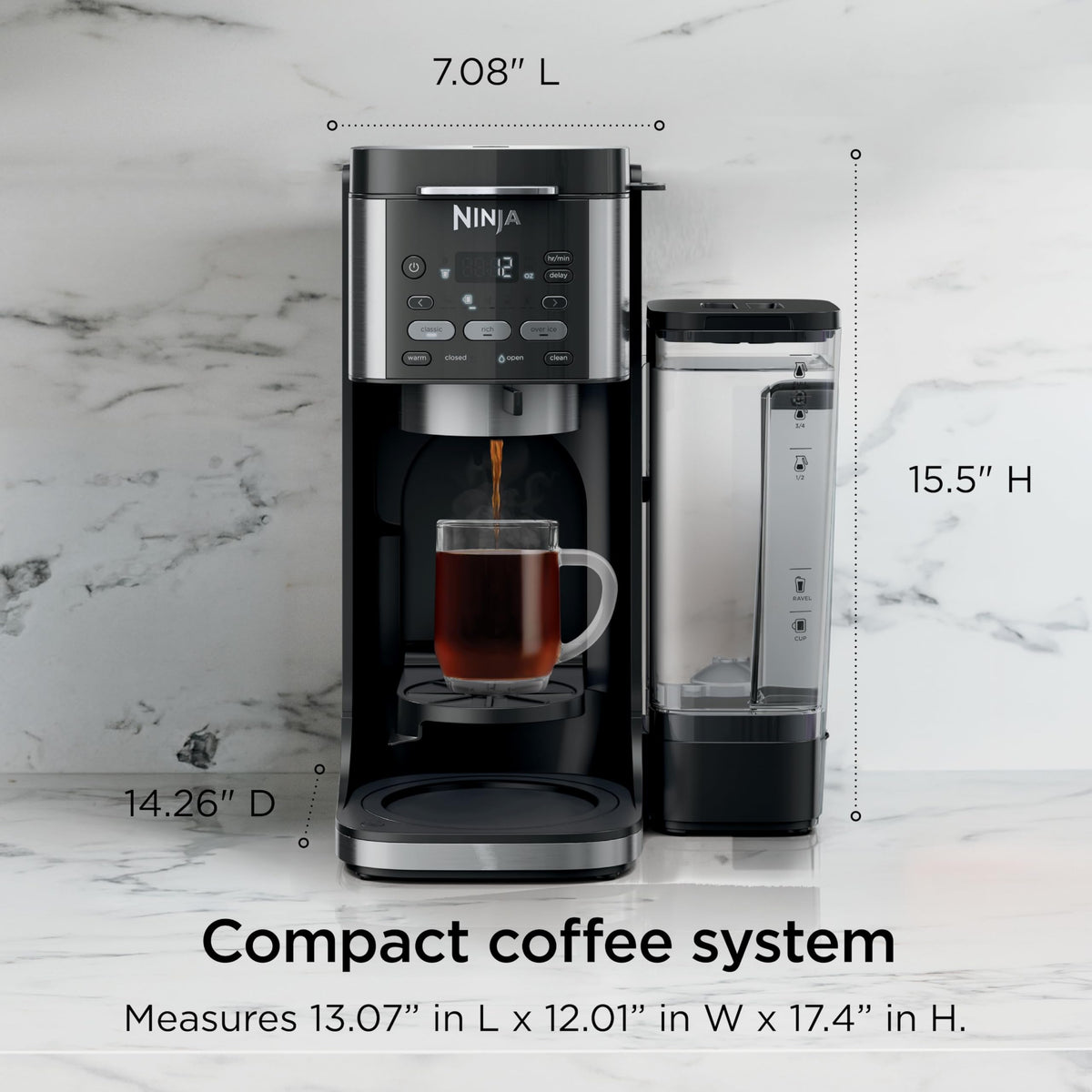 Black Drip Coffee Maker R412