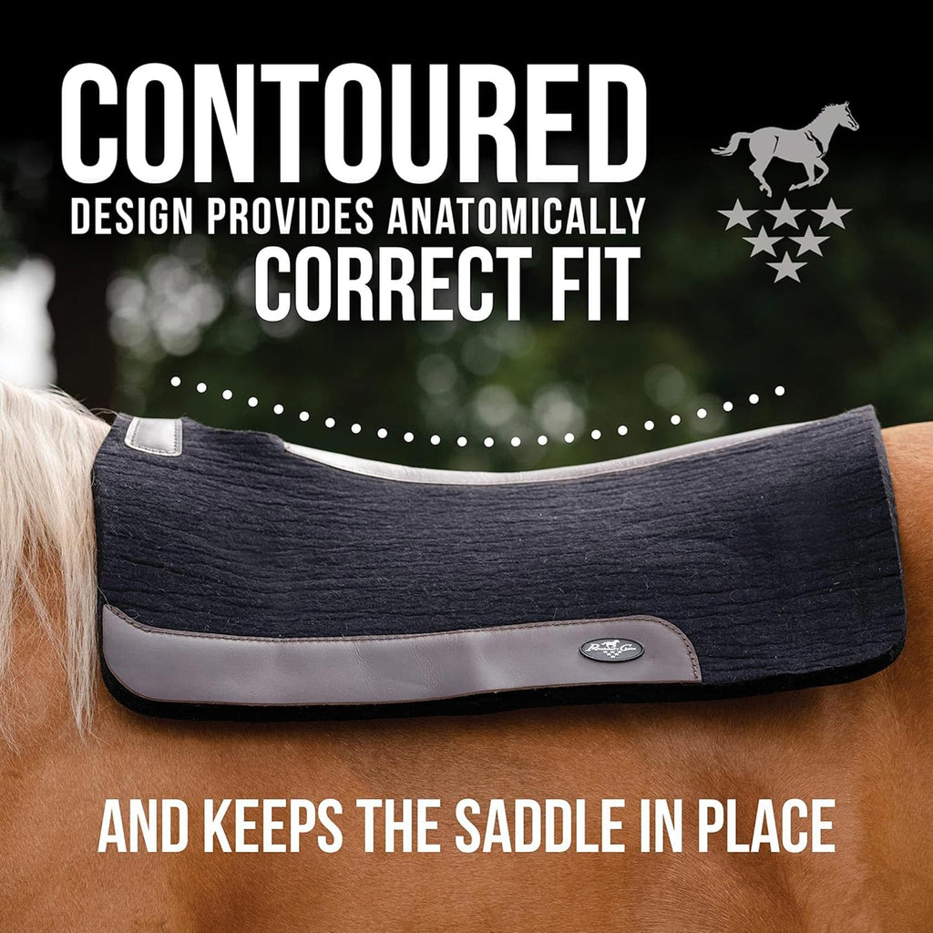 100% Wool Felt Western Saddle Pad F8816