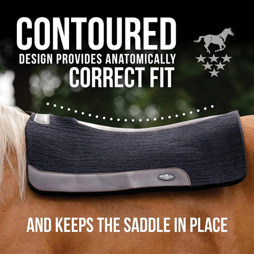 100% Wool Felt Western Saddle Pad F8816