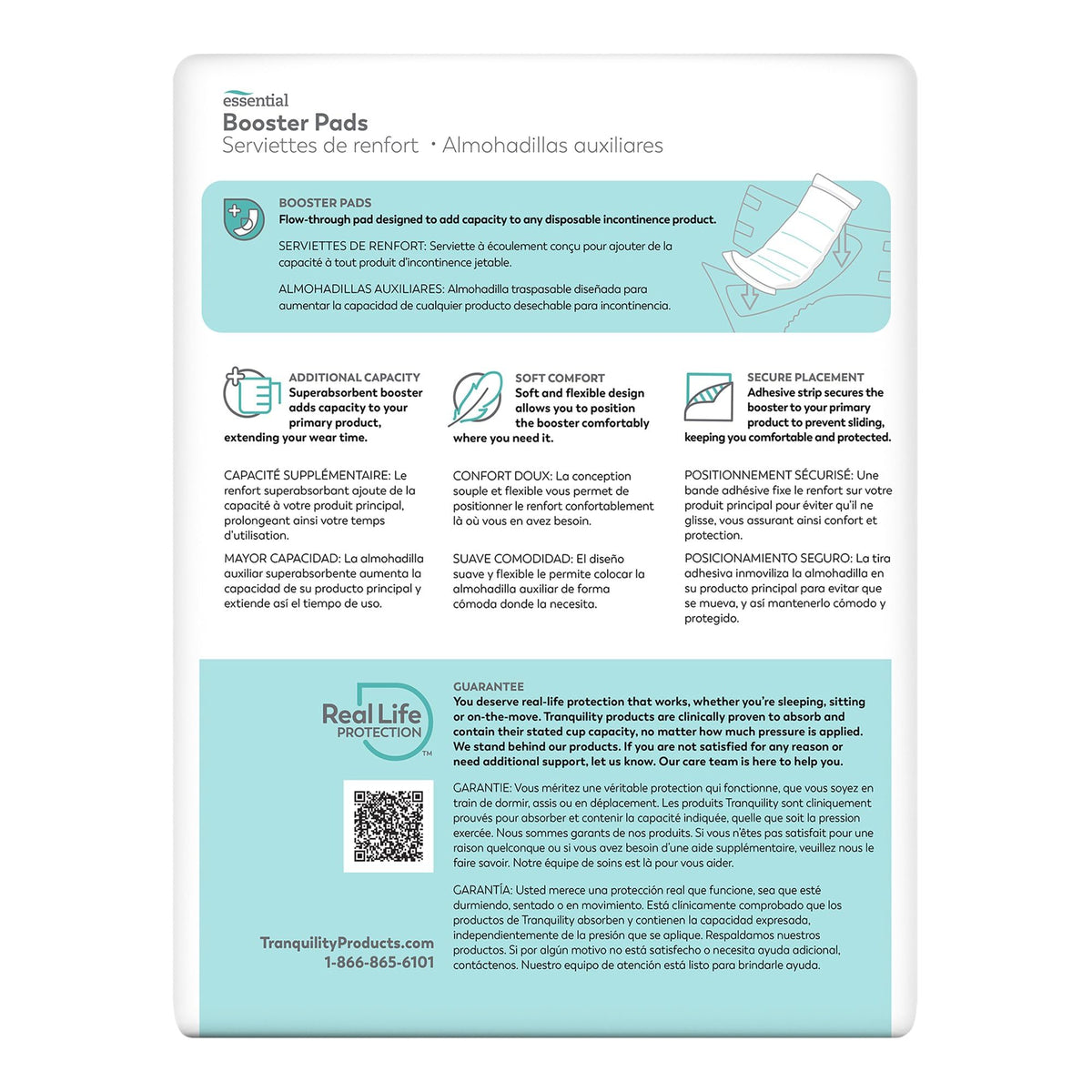 Booster Pads 200 Ct Case A868256