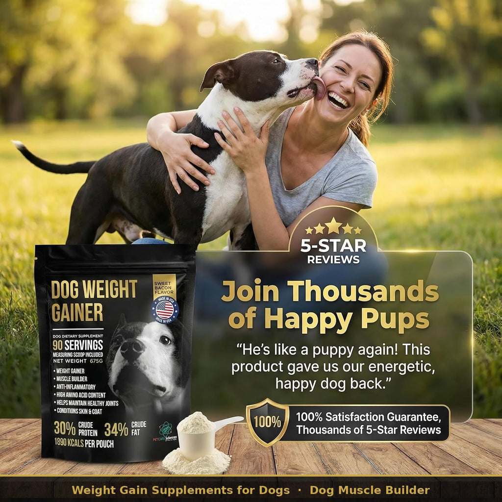 High Calorie Dog Weight Gainer 90 Servings 1.5 lbs V23563