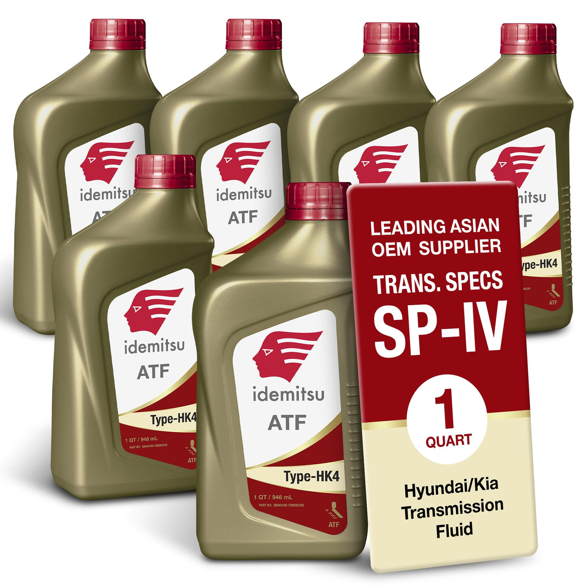 ATF Type HK4 Transmission Fluid 1 Qt 6 Pack I2328