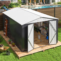 10x14 FT Metal Garden Storage Shed V560