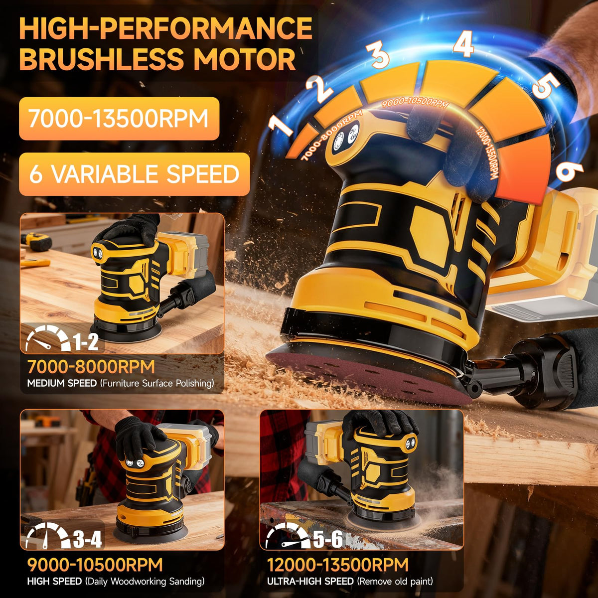 Cordless Random Orbital Sander L872