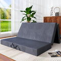 6 Inch Cooling Gel Memory Foam Trifold Mattress with Ice Silk Cover V952