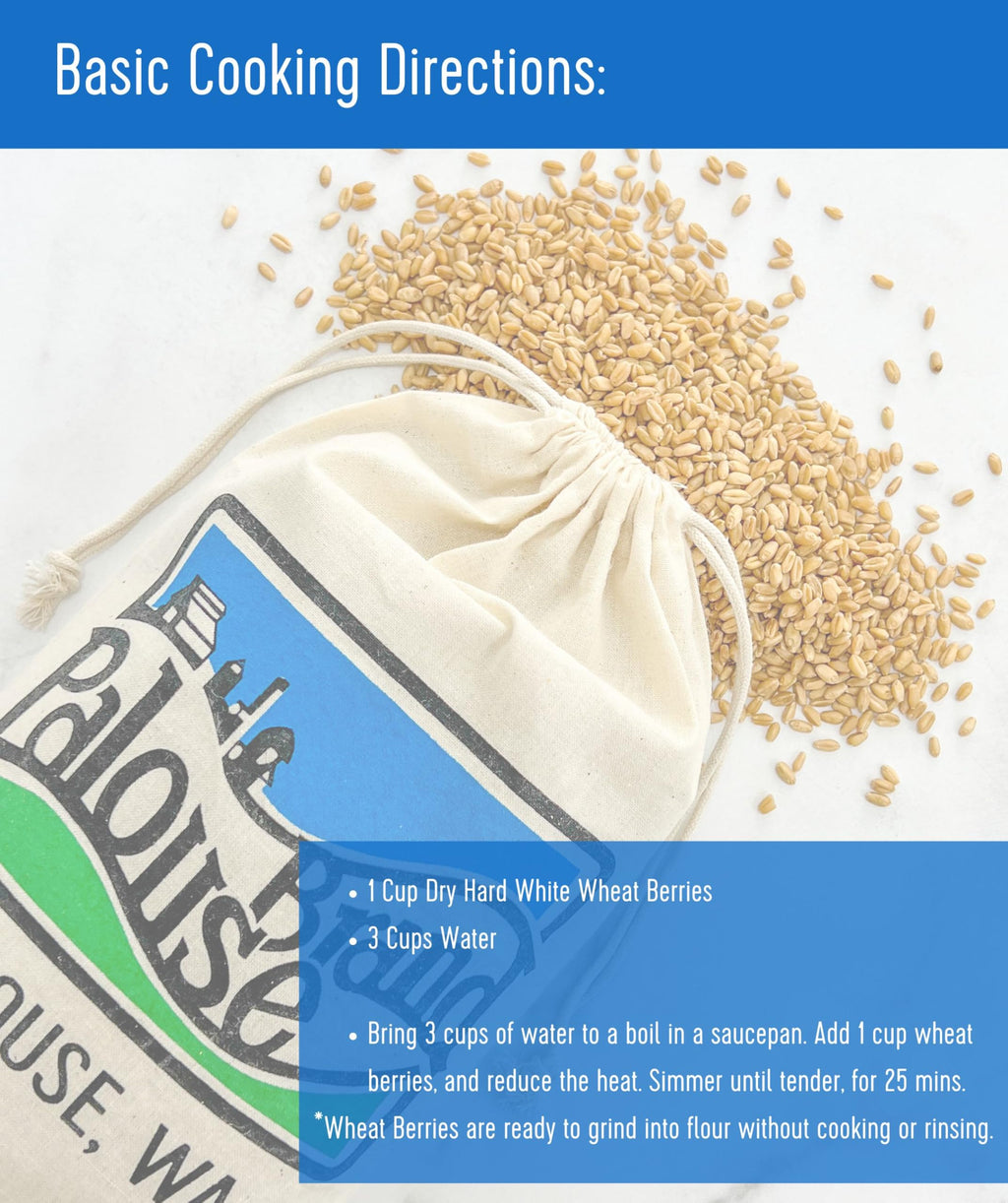 Hard White Wheat Berries 50 lbs N800