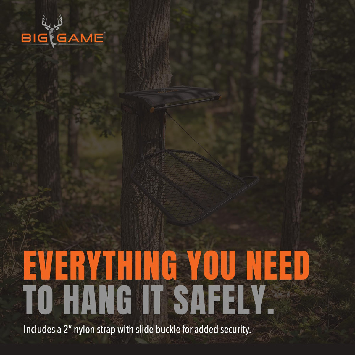 1-Person Hang-On Treestand with Seat T541408