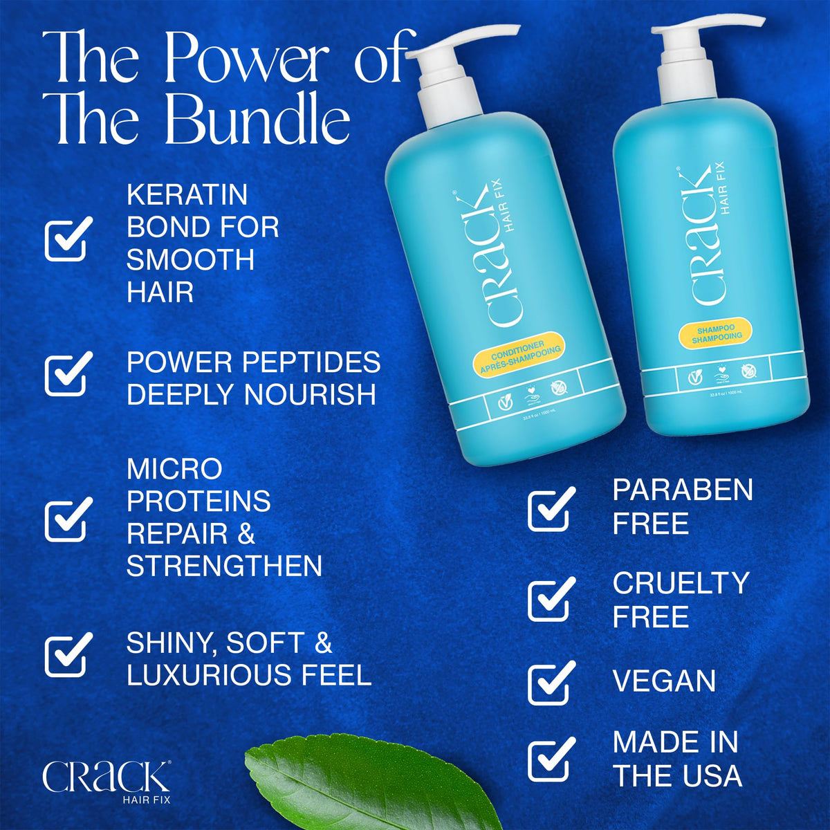 Shampoo and Conditioner Set, 33.8 oz Each O104
