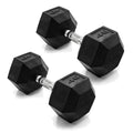 Rubber Coated Hex Dumbbells I14505