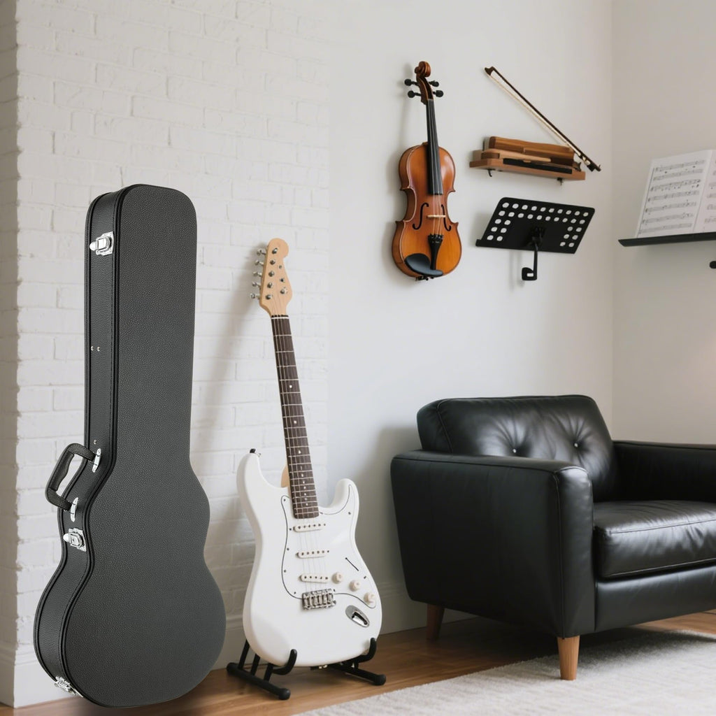 Electric Guitar Case Wooden Hard Shell Case With Lock I946936