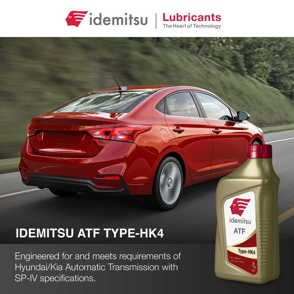 ATF Type HK4 Transmission Fluid 1 Qt 6 Pack I2328