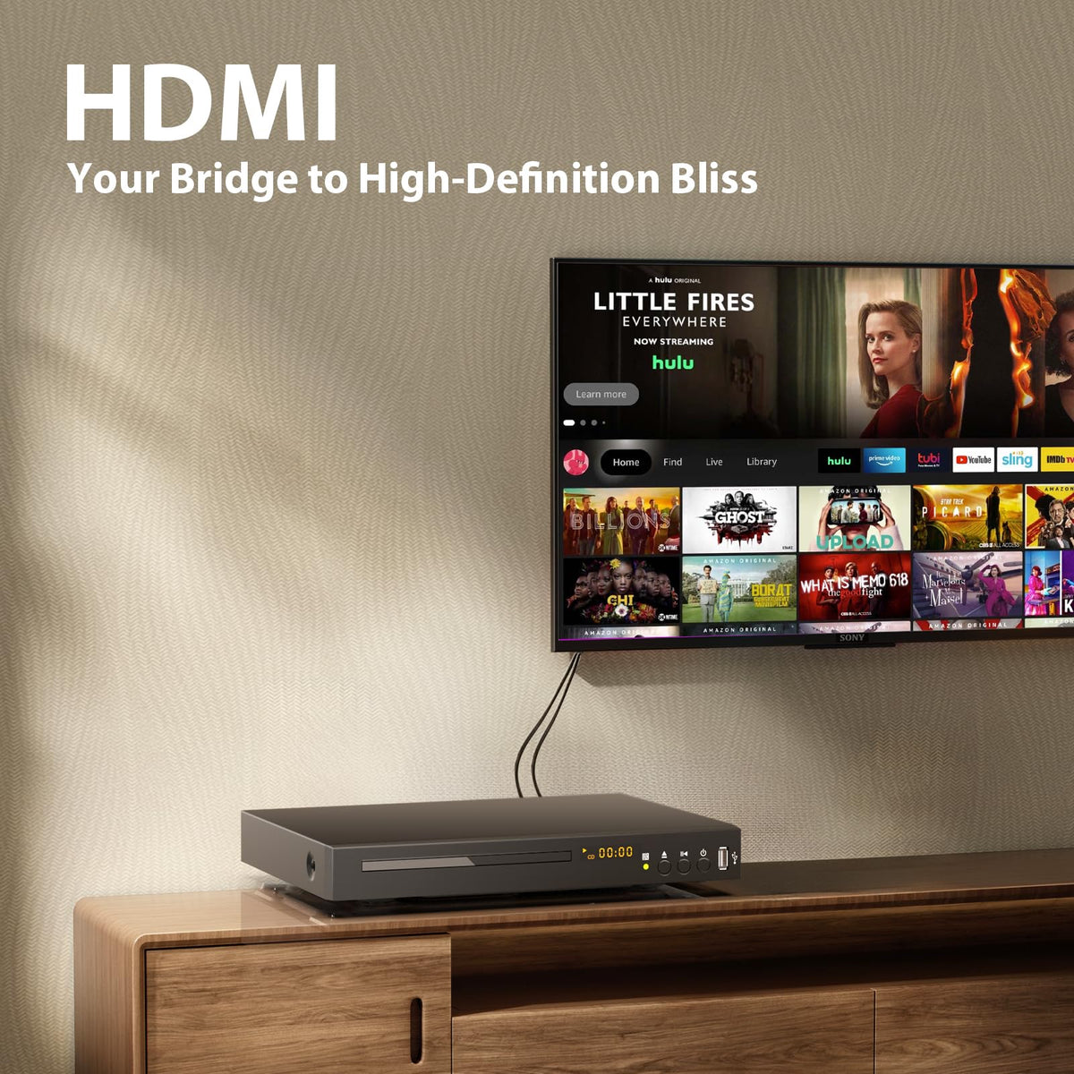 Blu Ray DVD Player 1080P Full HD S831628