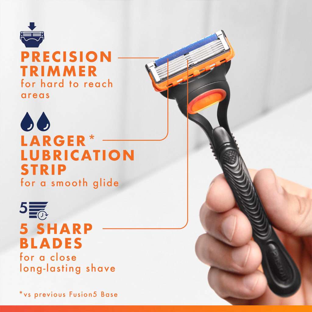 5-Blade Mens Razor Blade Refills, 12 Count P69901