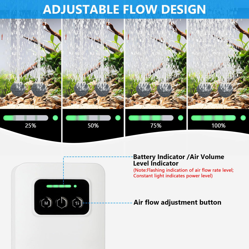 Aquarium Air Pump Magnetic Glass Cleaner V21957